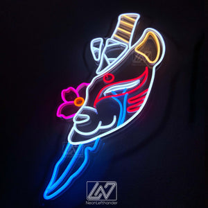 Custom Hero Neon Sign - Neon Anime wall ART, Anime, Cartoon Character, Jinx | Arcane, Evangelion, Rick, Morty, cartoon wall decor