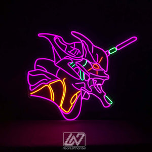 Custom Hero Neon Sign - Neon Anime wall ART, Anime, Cartoon Character, Jinx | Arcane, Evangelion, Rick, Morty, cartoon wall decor