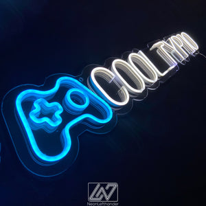 Custom Gamepad Username - LED Neon Sign, YouTube Neon Light, Gamer Gifts, Cybersport Gamer Room Decor, Gift for Influencer, Twitch Streamer