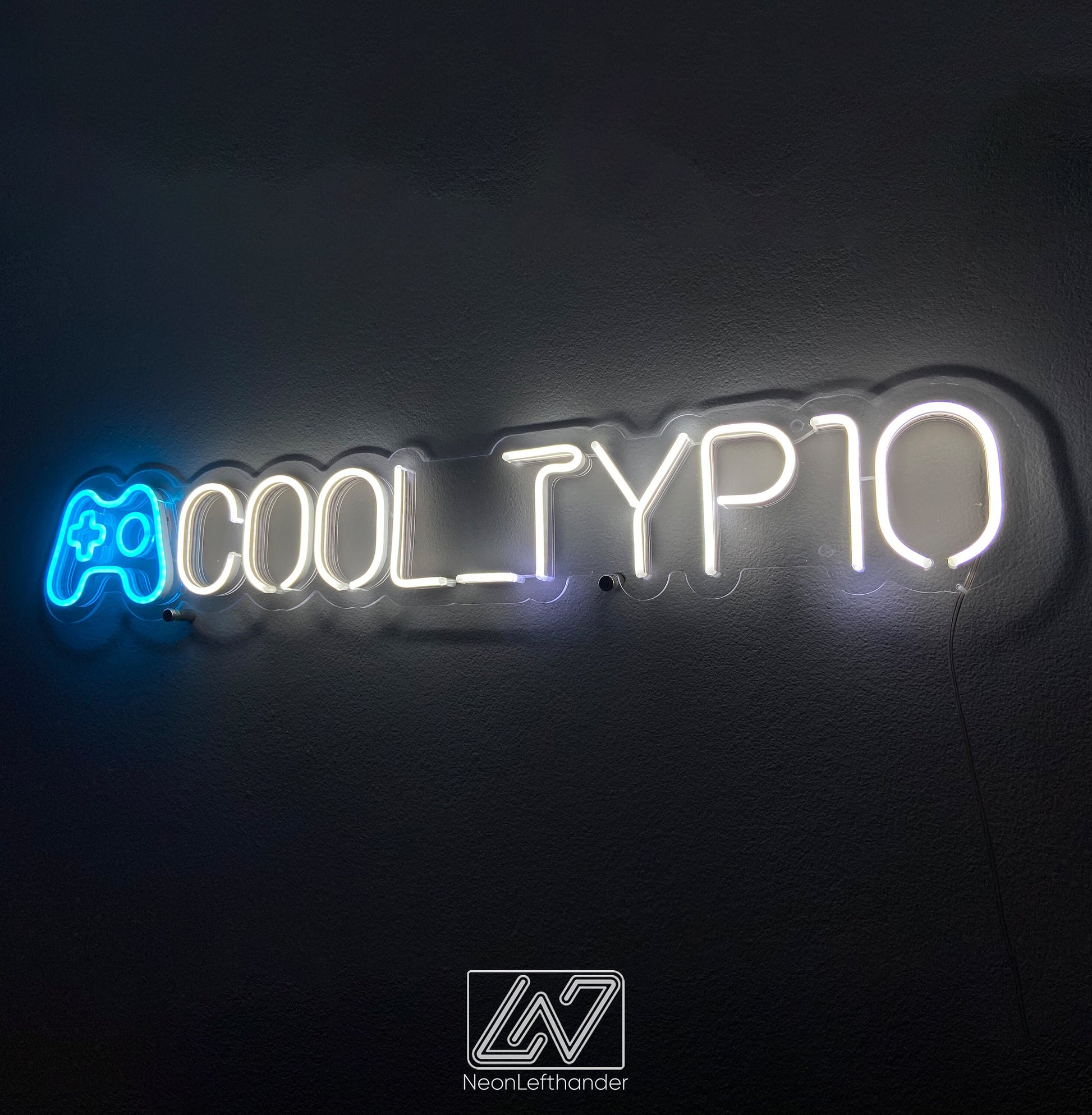 Custom Gamepad Username - LED Neon Sign, YouTube Neon Light, Gamer Gifts, Cybersport Gamer Room Decor, Gift for Influencer, Twitch Streamer