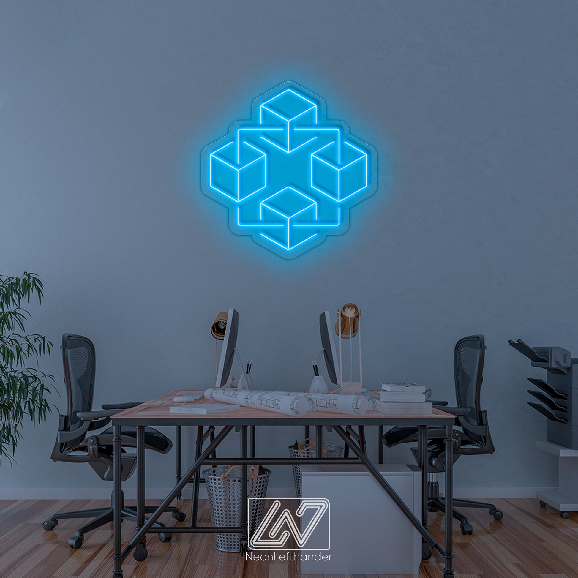 Blockchain - LED Neon Sign, Bedroom neon sign, Crypto neon sign, Neon Lights, Crypto