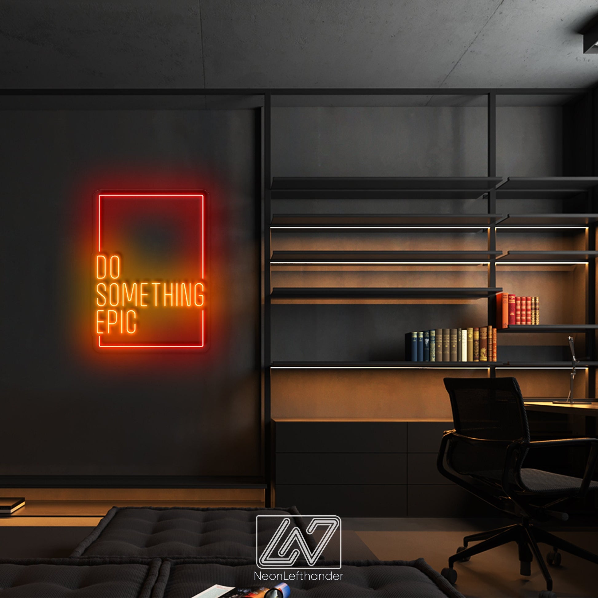 Do Something Epic neon sign perfect for home or office decor and a great motivational gift.