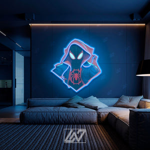 Superhero Сharacter- LED Neon Movie Sign with UV Print Art, TV Show, Cartoon Character, Game Room Light, Personalized Gifts