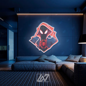 Superhero Сharacter- LED Neon Movie Sign with UV Print Art, TV Show, Cartoon Character, Game Room Light, Personalized Gifts