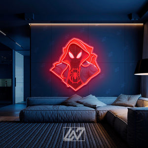 Superhero Сharacter- LED Neon Movie Sign with UV Print Art, TV Show, Cartoon Character, Game Room Light, Personalized Gifts