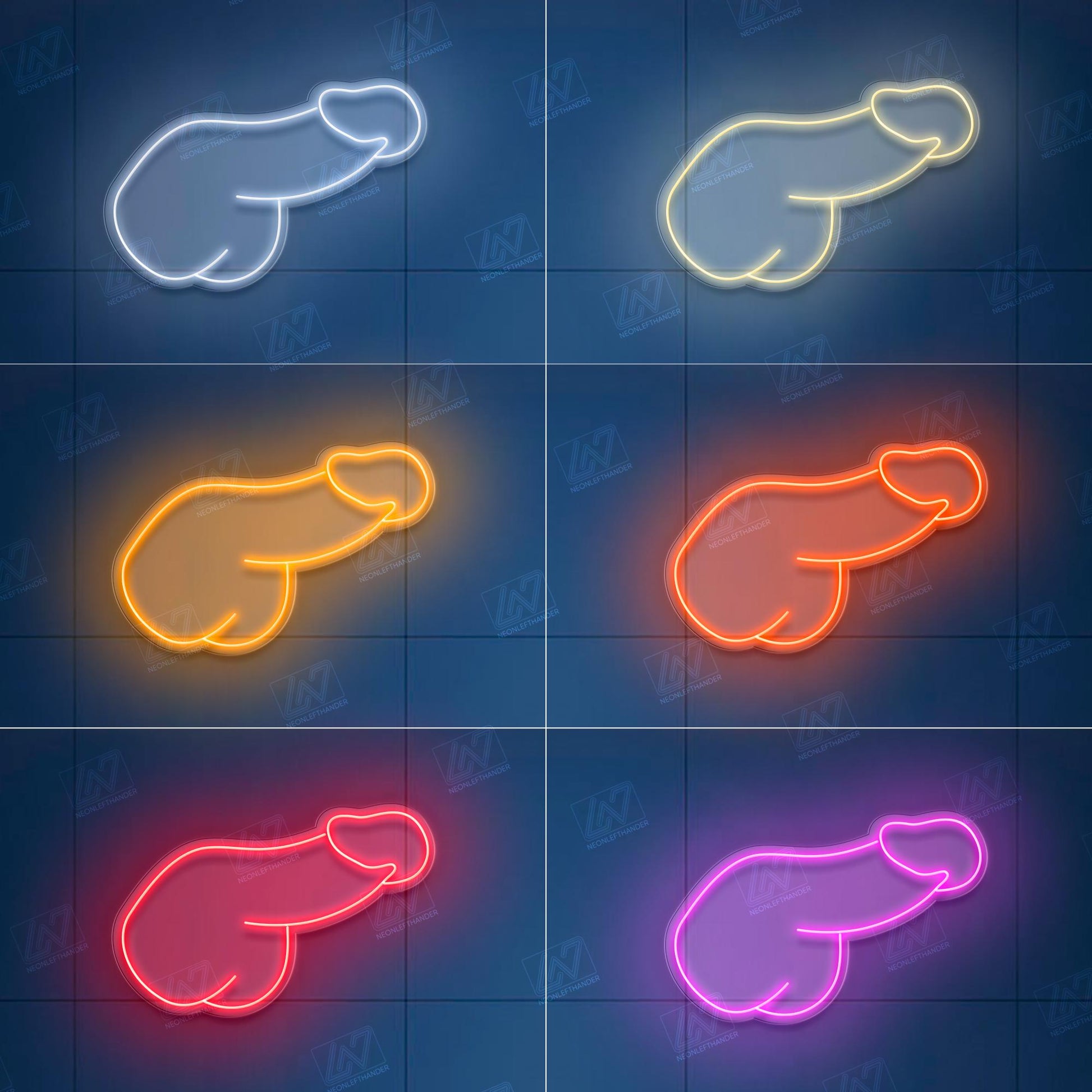 Penis - LED Neon Sign, Custom Dicks Neon Sign, Penis Gag Gift, Neon Sign Bedroom, Sex Art, Penis Bachelorette Party