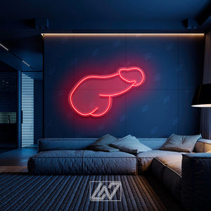 Penis - LED Neon Sign, Custom Dicks Neon Sign, Penis Gag Gift, Neon Sign Bedroom, Sex Art, Penis Bachelorette Party