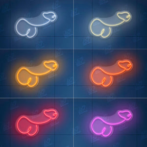 Penis - LED Neon Sign, Custom Dicks Neon Sign, Penis Gag Gift, Neon Sign Bedroom, Sex Art, Penis Bachelorette Party