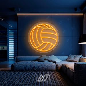 Volleyball - LED Neon Sign, Tennis Player Wall Decor, Sport Led Neon Sign, Decor for Kids Room, Sport Signs