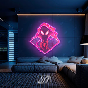 Superhero Сharacter- LED Neon Movie Sign with UV Print Art, TV Show, Cartoon Character, Game Room Light, Personalized Gifts