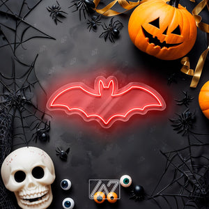 Bat - LED Neon Sign, Spooky Halloween Led Decor, Scary Halloween, Halloween Light Decor, Custom Neon Sign