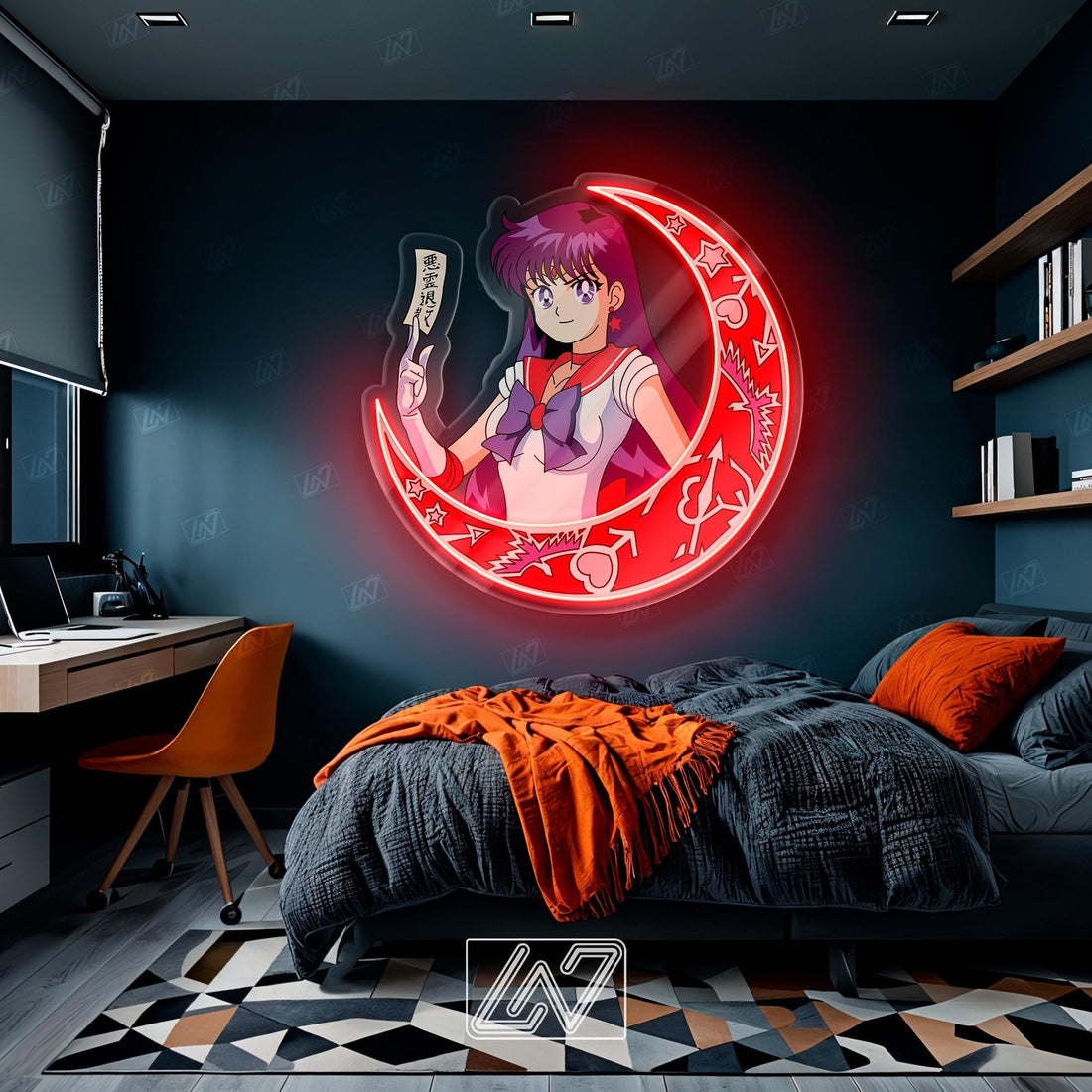 Anime Character - LED Neon Anime Sign with UV Print, Cartoon Character, Game Room Light, Personalized Gifts, Japanese Neon Sign