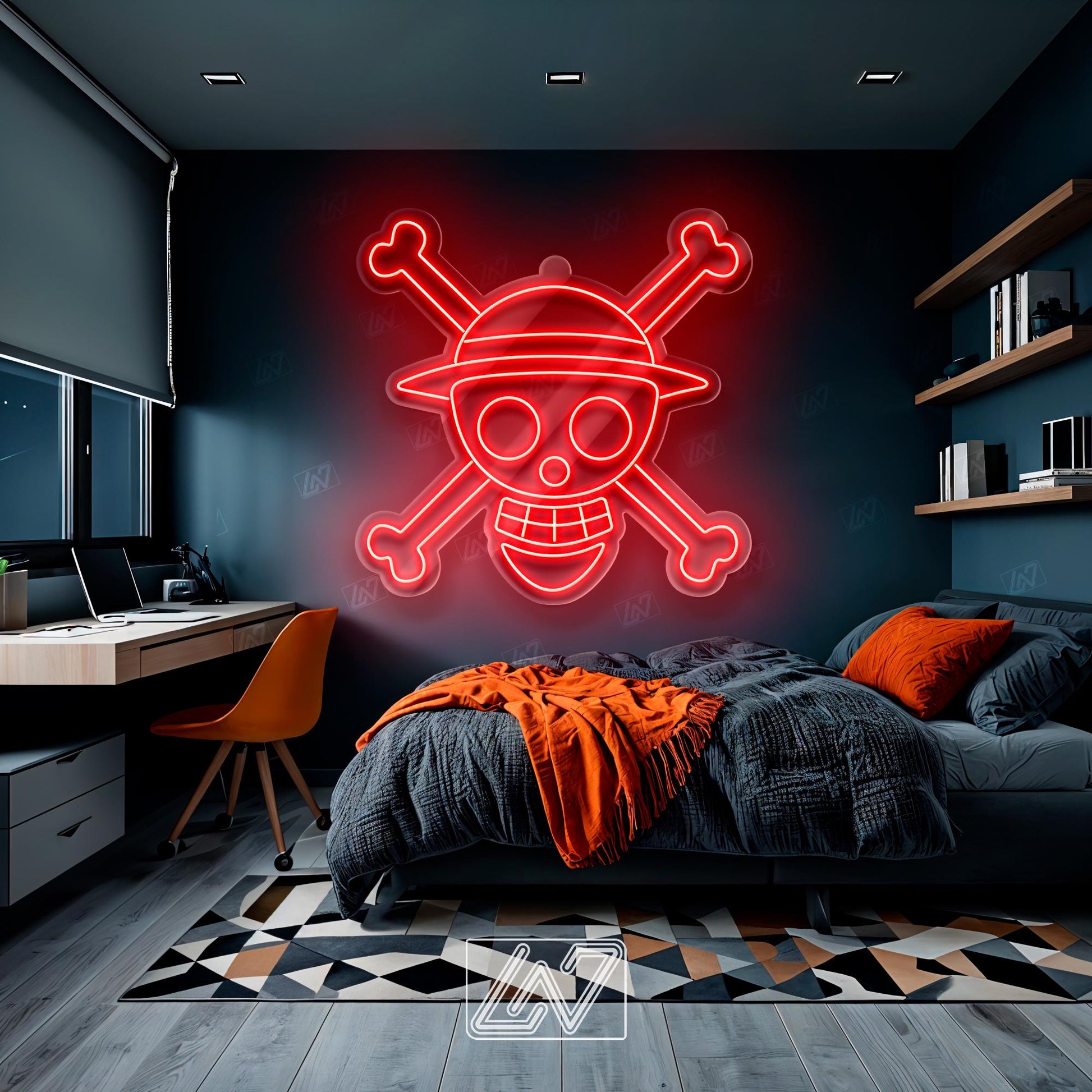 Anime Character - LED Neon Anime Sign with UV Print, Cartoon Character, Game Room Light, Personalized Gifts, Japanese Neon Sign