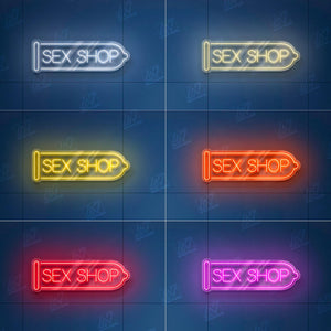 Sex Shop Neon Sign – Custom LED Erotic Wall Light, Adult Store Decor, Sexy Bedroom & Playroom Lighting