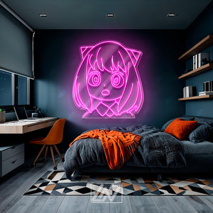 Anime Character - LED Neon Anime Sign, Cartoon Character, Game Room Light, Personalized Gifts, Japanese Neon Sign