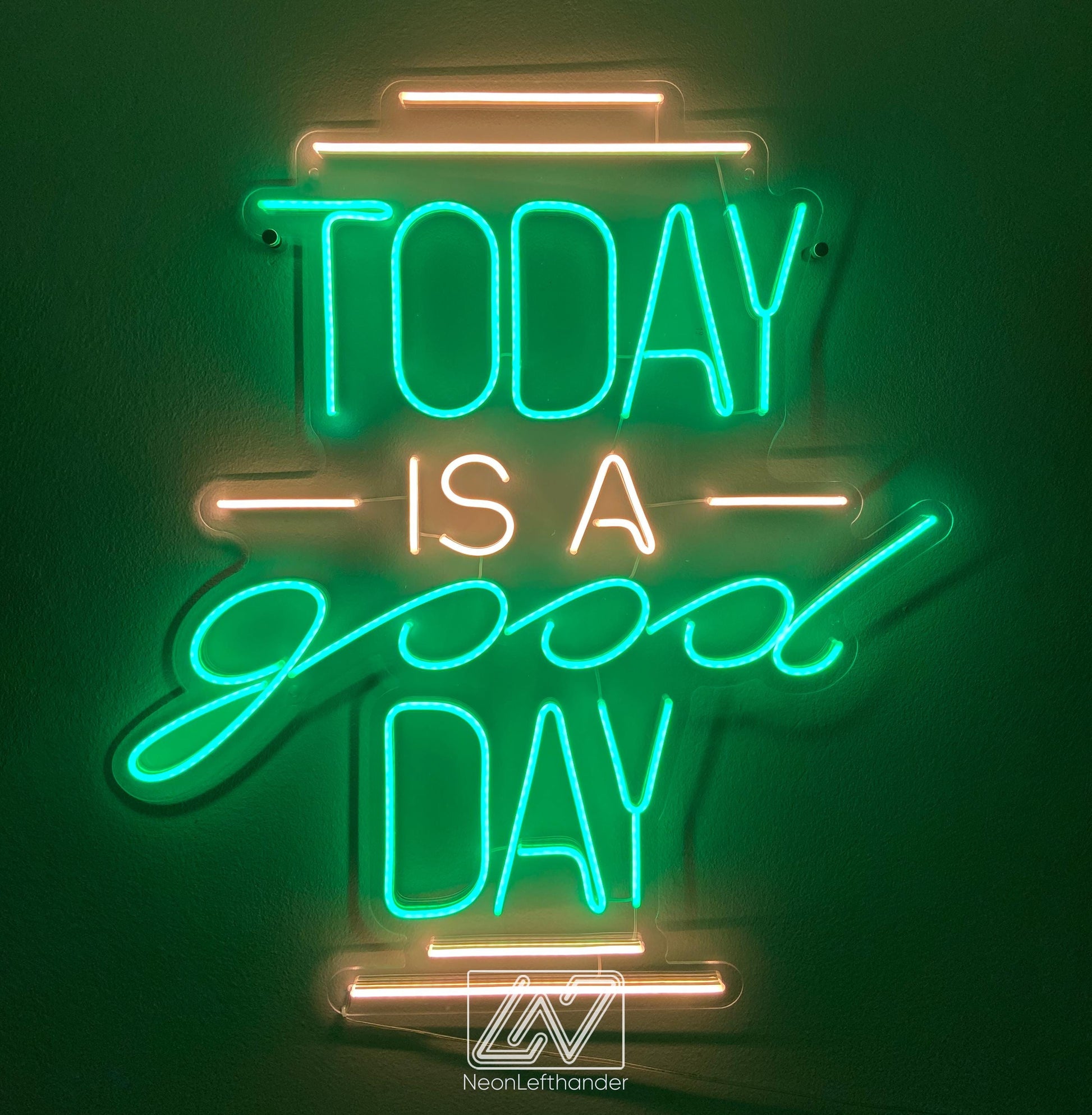 Today is a Good Day - LED Neon Sign, Neon Wall Decor, Custom Neon Sign, Personalised Neon Sign, Custom Neon Light, Vibe Neon Sign