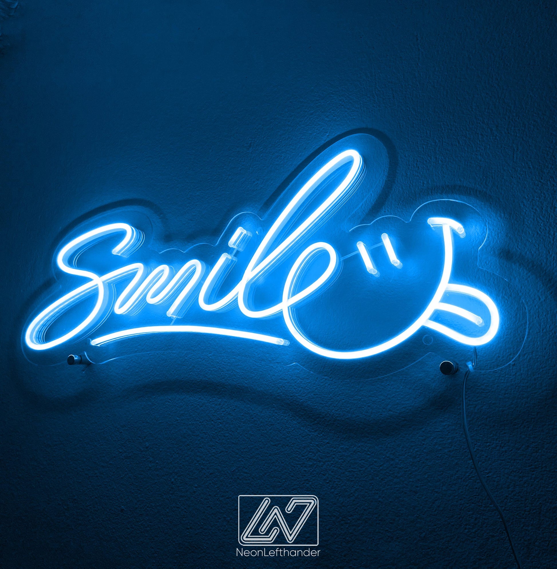 Smile - LED Neon Sign, Smiley Face Neon Sign, Smile LED Decor, Emoji Neon Sign, Custom Neon Sign, Funny Neon Sign, Smiley Emoji