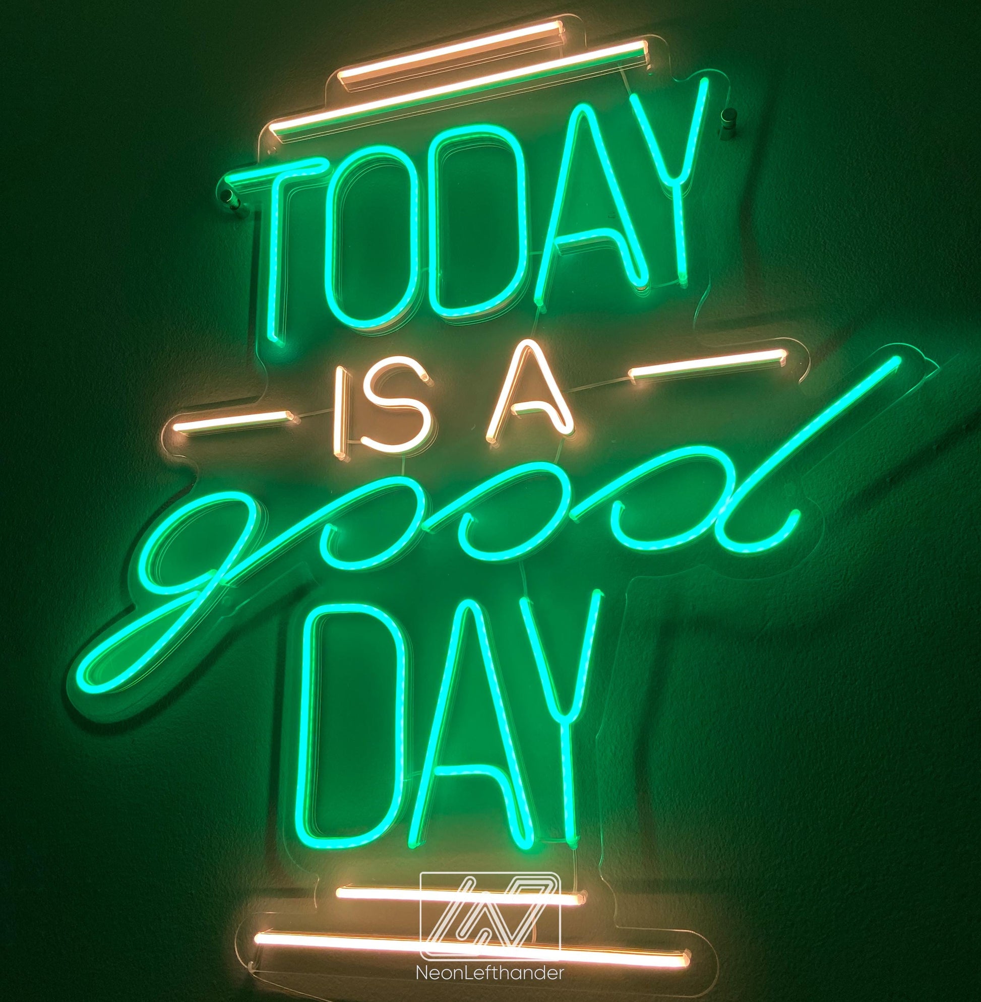 Today is a Good Day - LED Neon Sign, Neon Wall Decor, Custom Neon Sign, Personalised Neon Sign, Custom Neon Light, Vibe Neon Sign