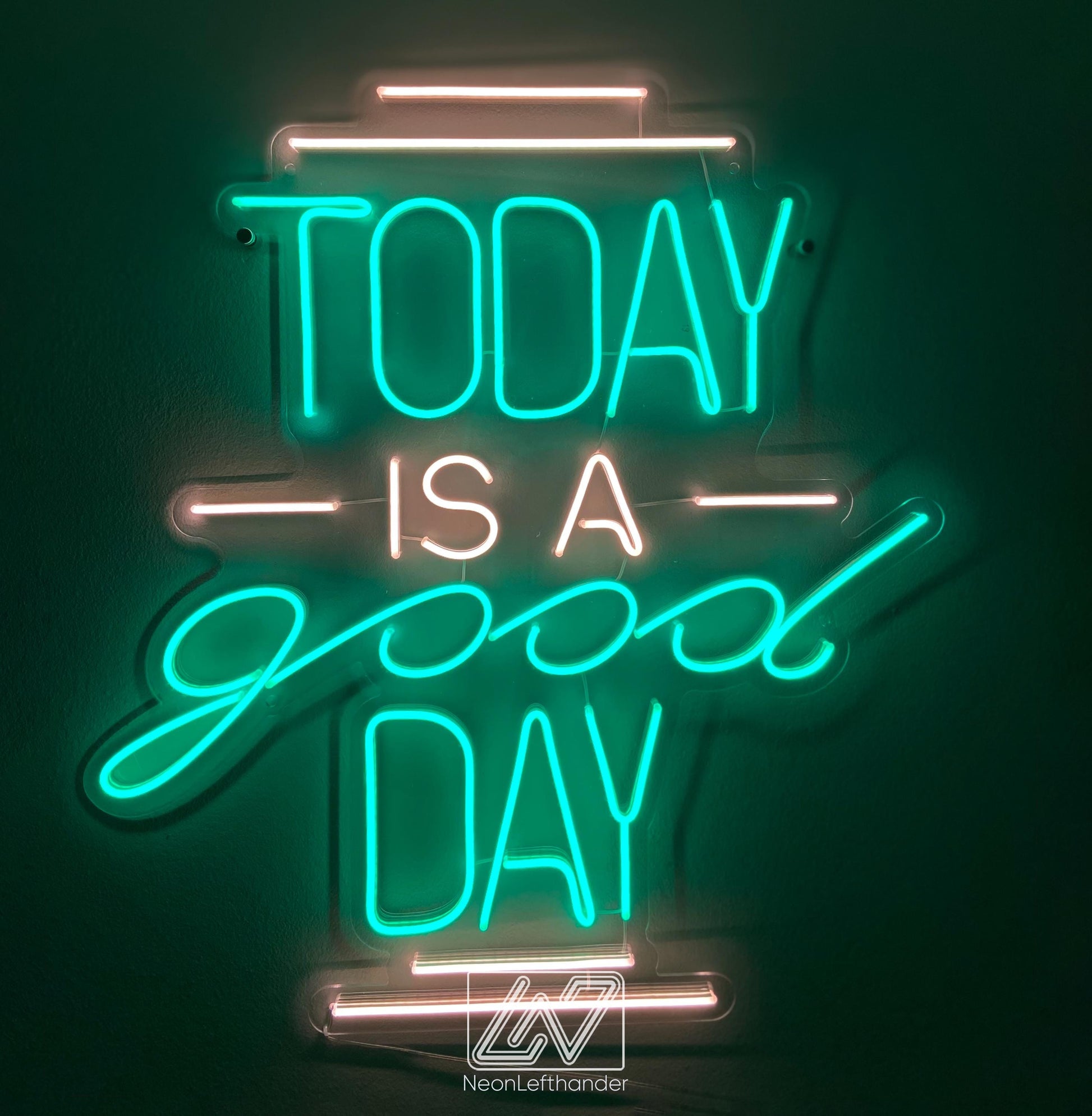 Today is a Good Day - LED Neon Sign, Neon Wall Decor, Custom Neon Sign, Personalised Neon Sign, Custom Neon Light, Vibe Neon Sign