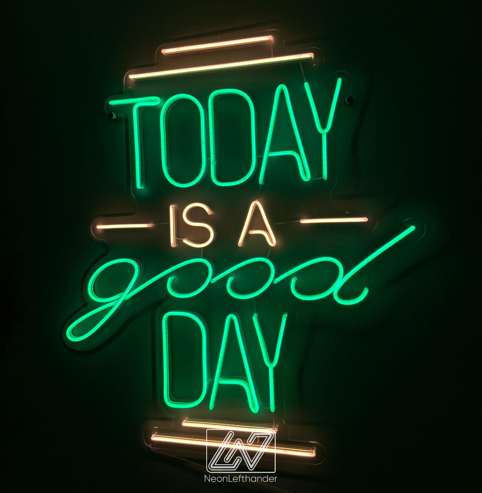 Today is a Good Day - LED Neon Sign, Neon Wall Decor, Custom Neon Sign, Personalised Neon Sign, Custom Neon Light, Vibe Neon Sign