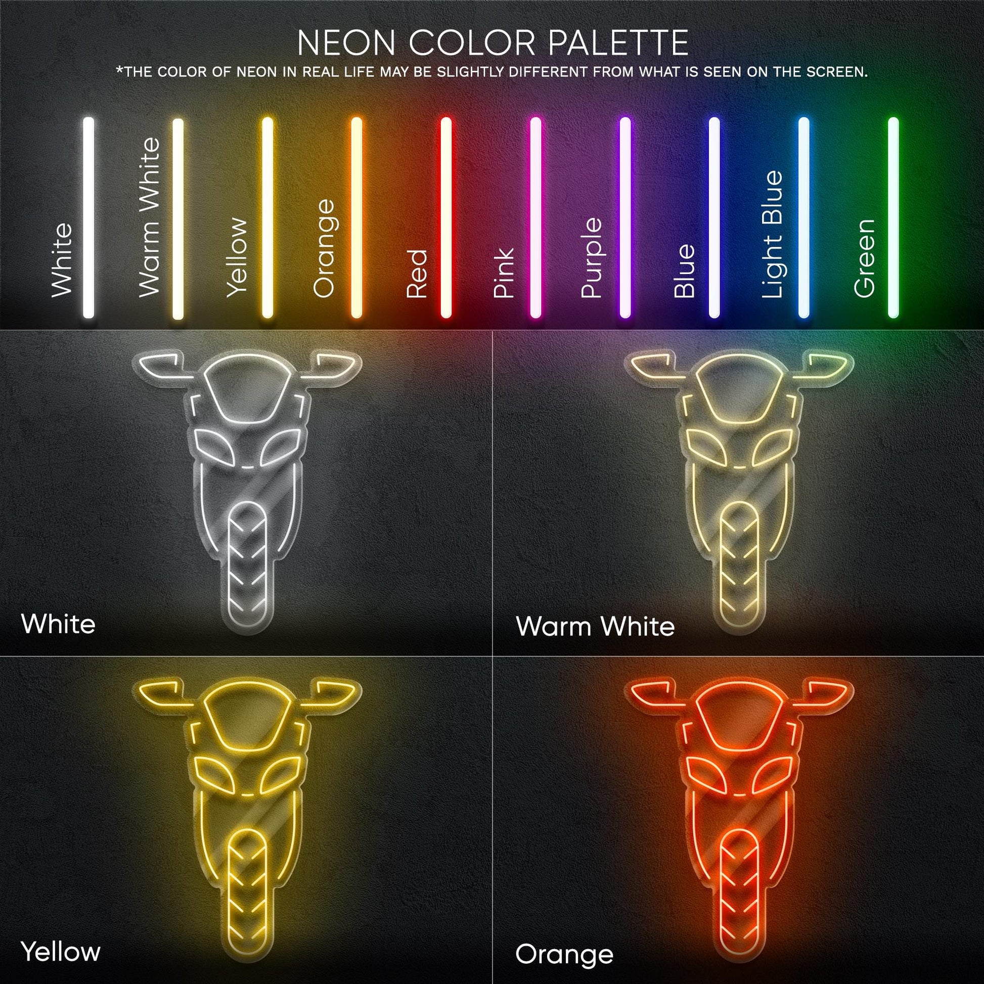 Motorbike LED Neon Sign