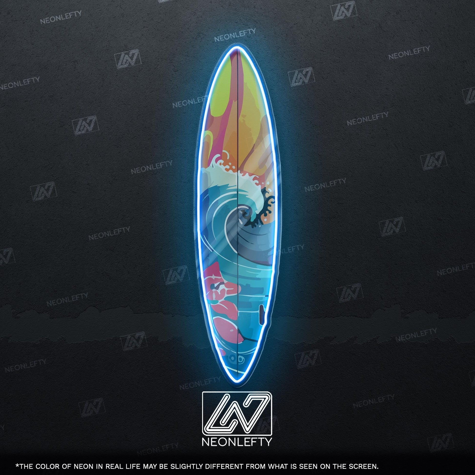 Surfboard Neon Sign