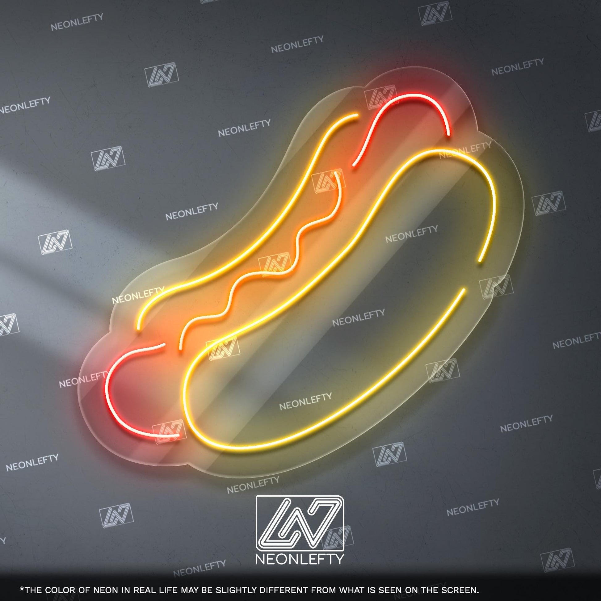 Hotdog Neon Sign