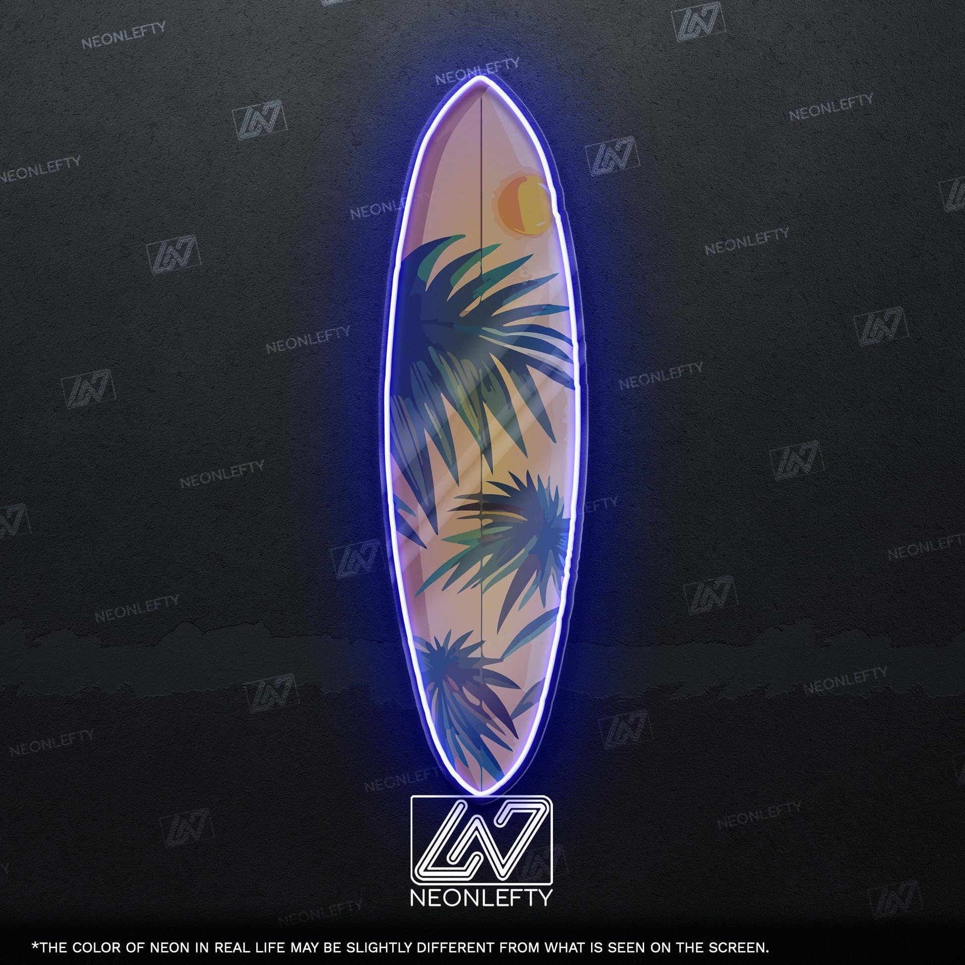 Surfboard Neon Sign