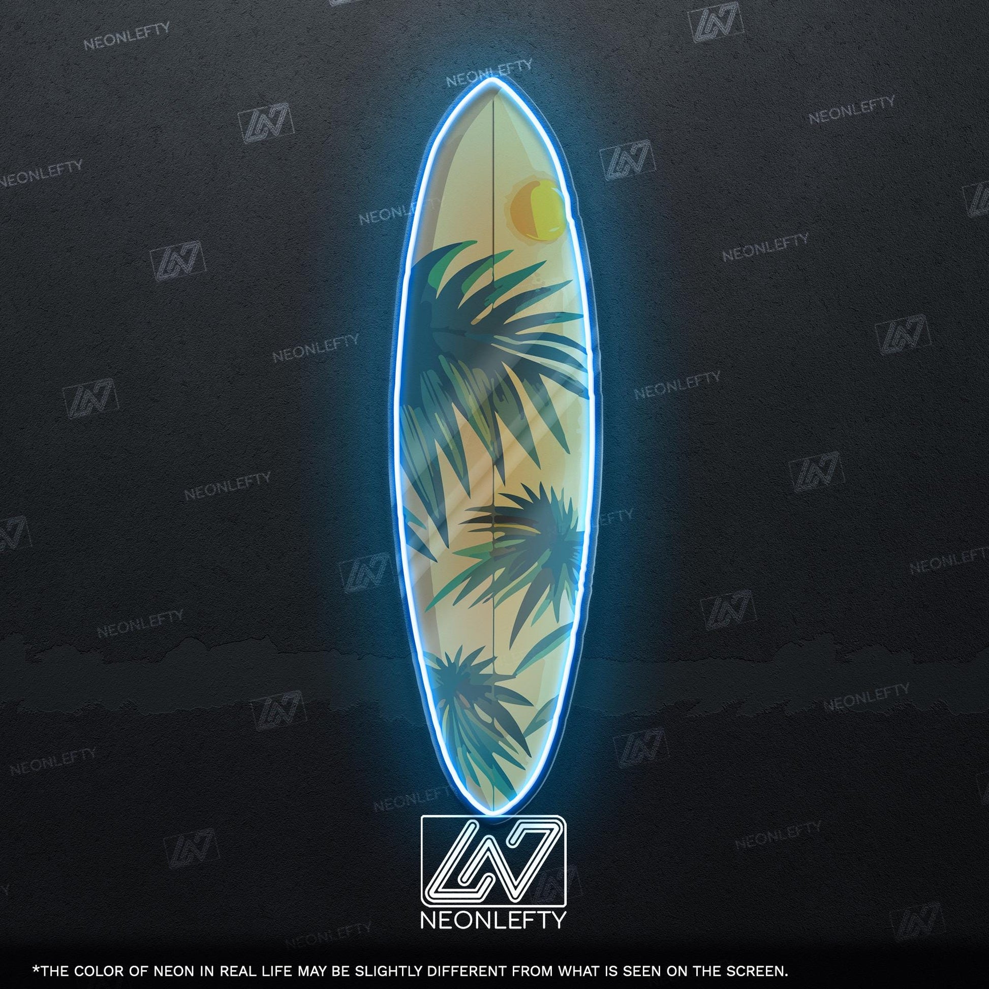 Surfboard Neon Sign