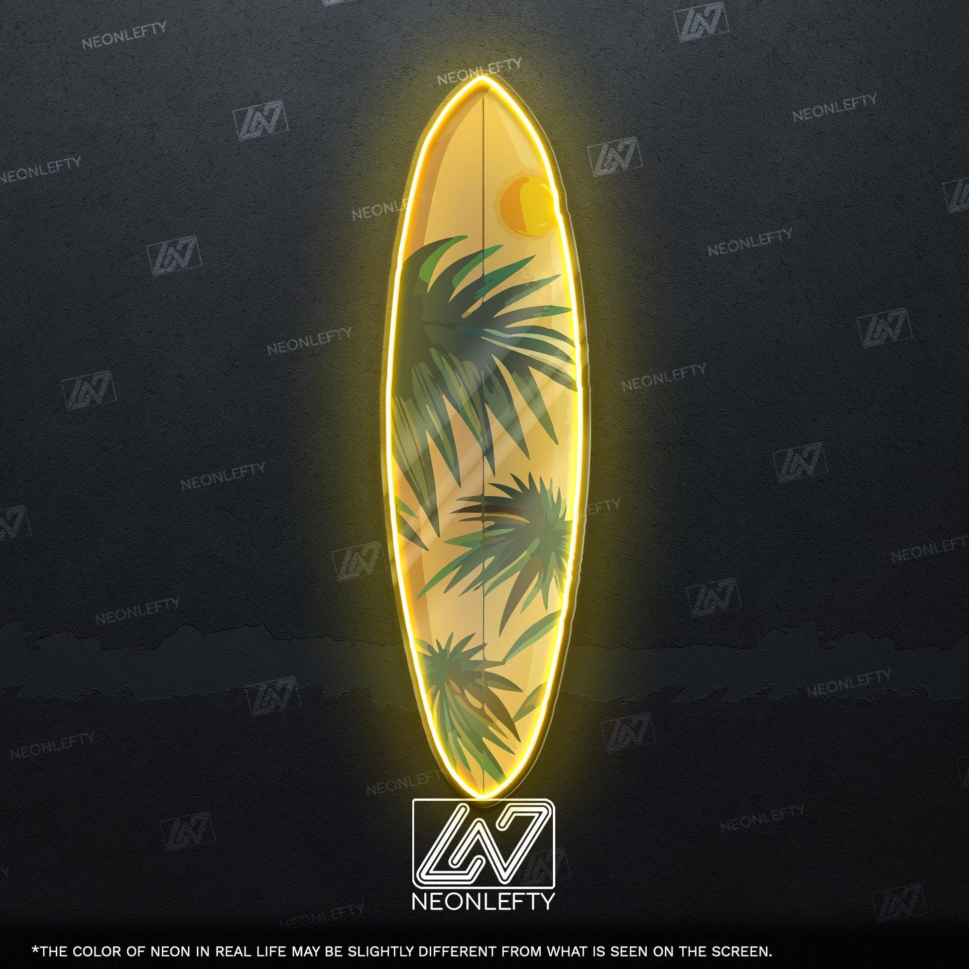 Surfboard Neon Sign