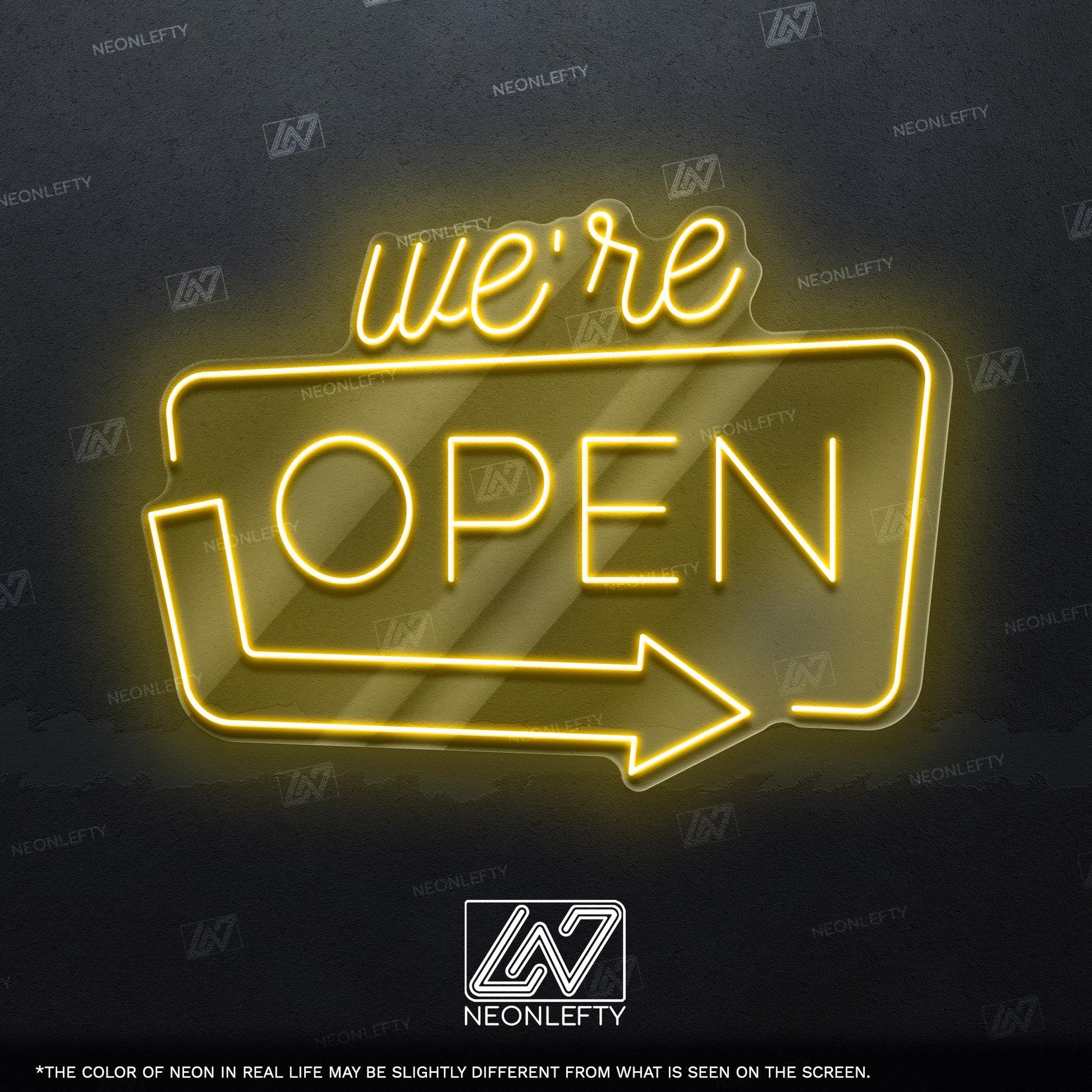 We're Open
