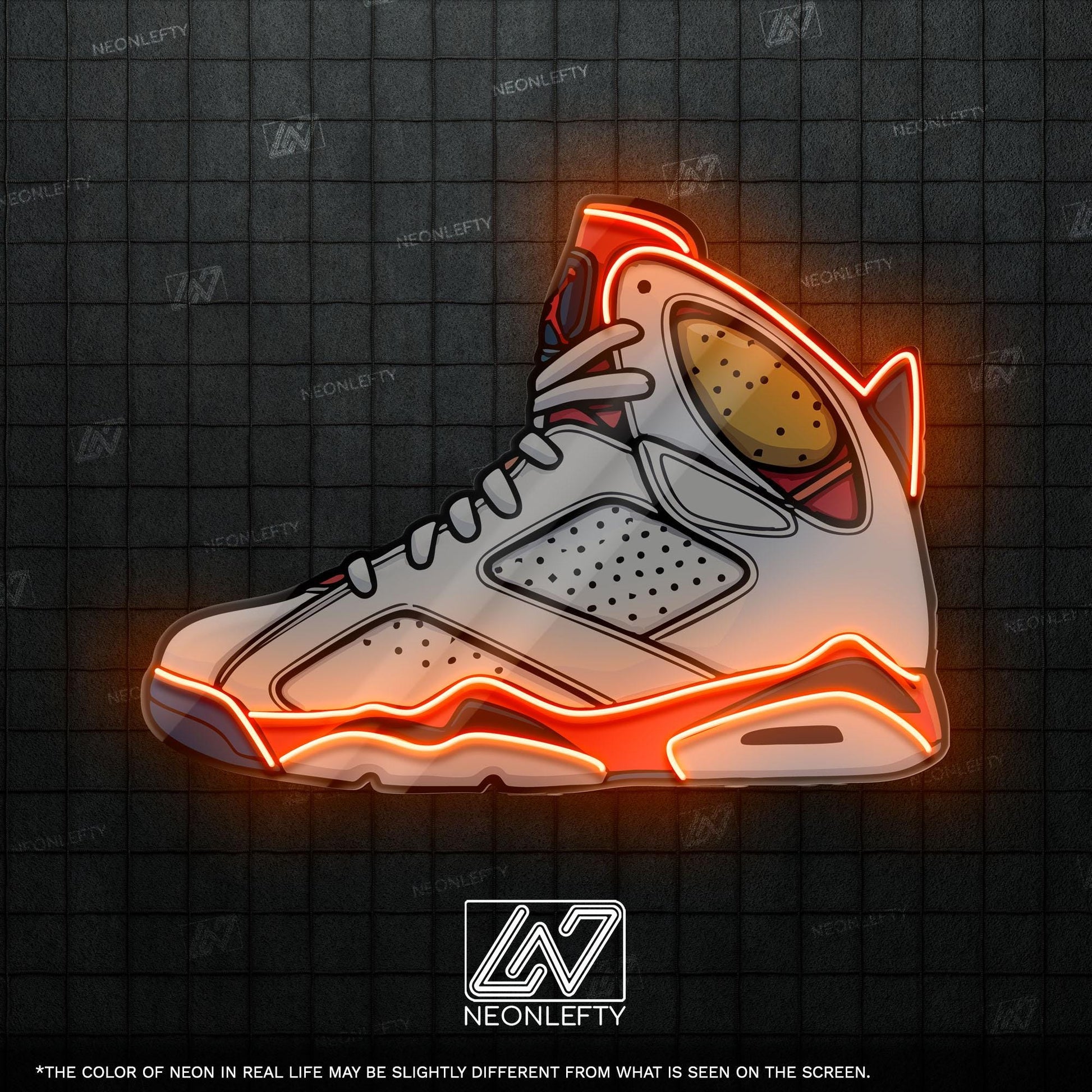 Sneaker Art - LED Neon Streetwear Wall Decor, Urban Shoe Illustration, Hype Style Neon Light, Sneakerhead Gift, Modern Room Decor